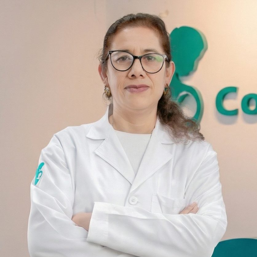 Médica en videoconsulta
